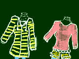 外出のときと部屋のときの服描かないか？